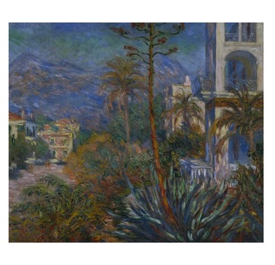 The Villas at Borighera - Claude Monet Paintings